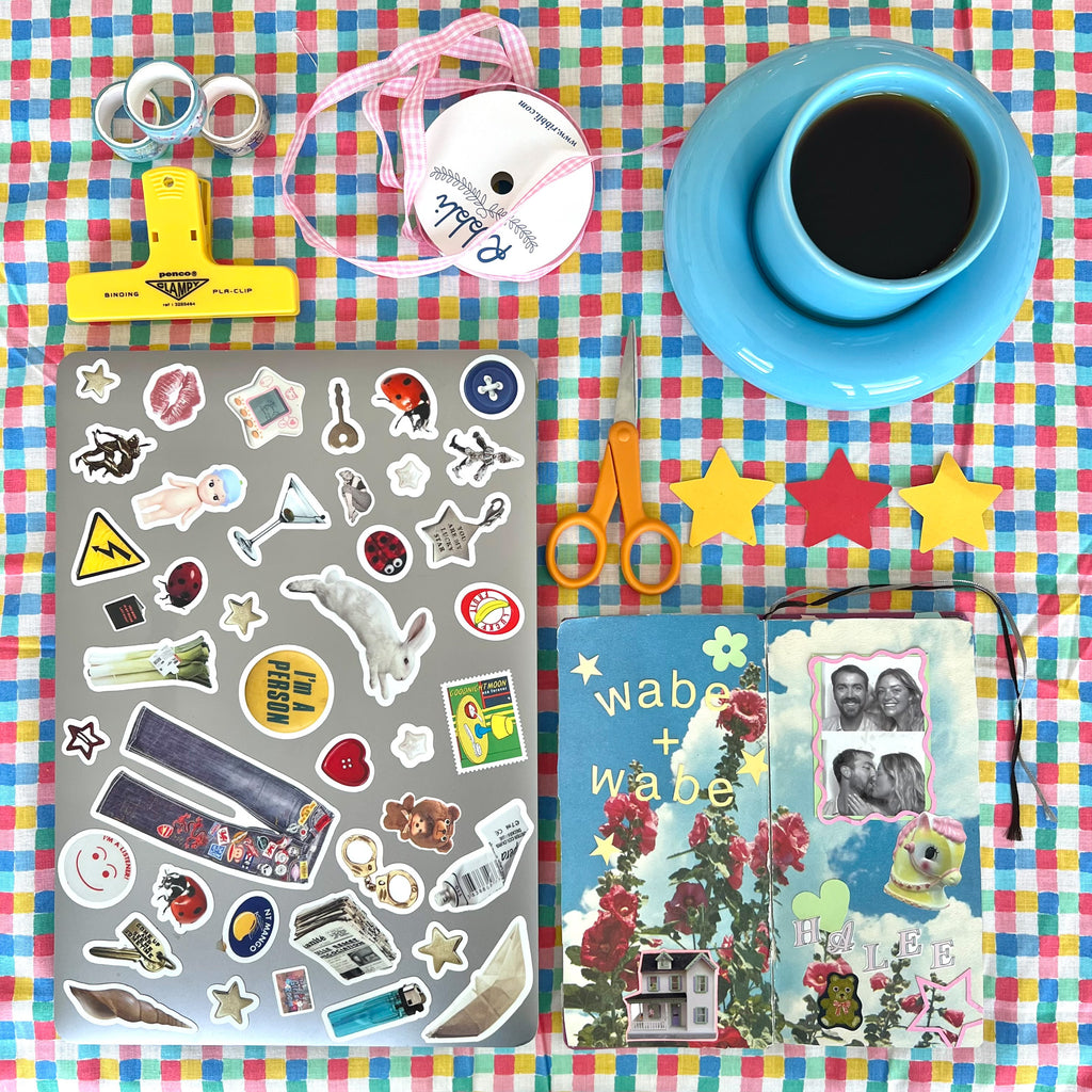 collected objects sticker sheet