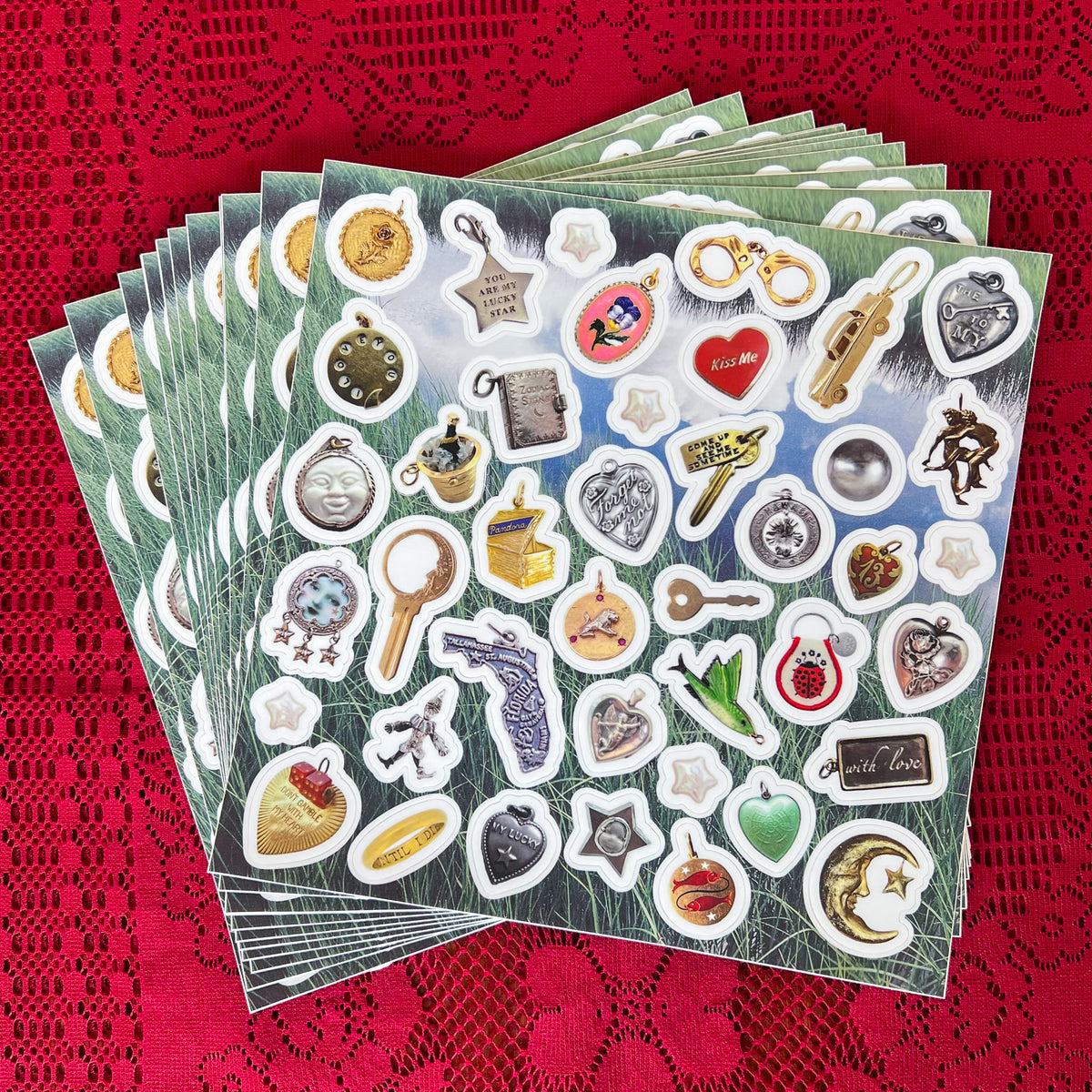 lucky charm sticker sheet