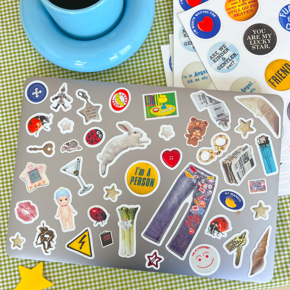 collected objects sticker sheet