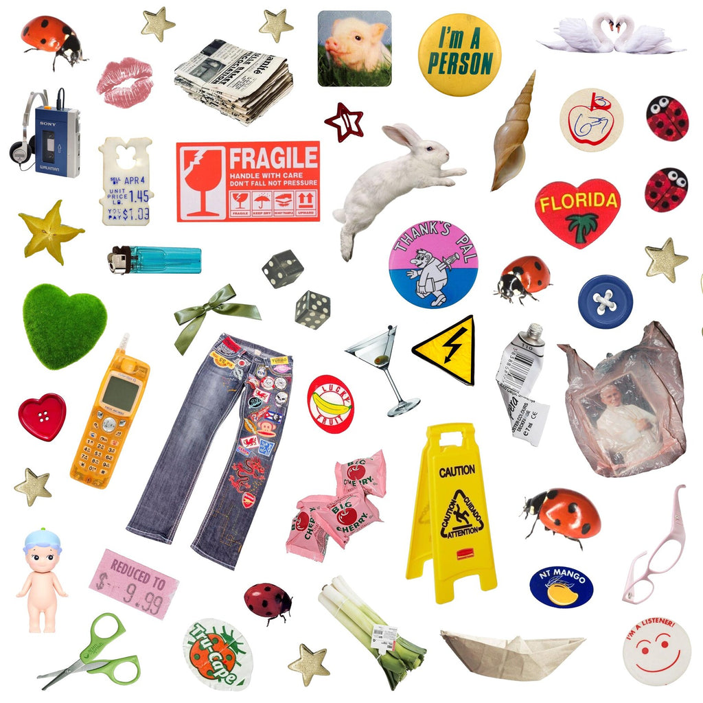 collected objects sticker sheet